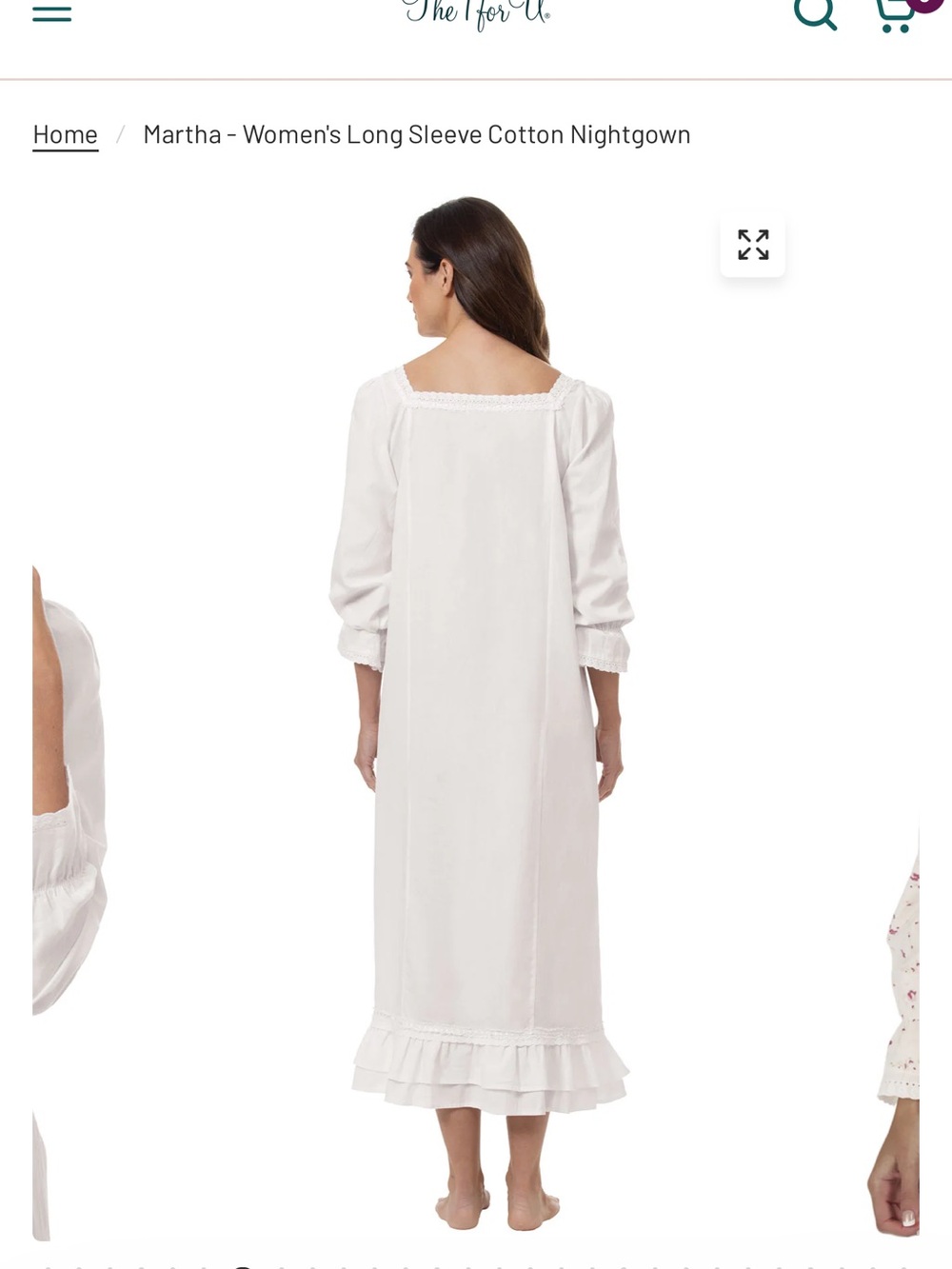 Martha Nightgown by The 1 For U - Picture 2 of 4